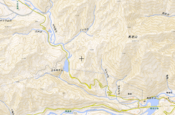 土呂部ダム地図