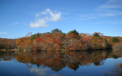 八方湖の紅葉